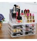 6 Drawer Makeup Organizer - Acrylic Plastic Cosmetic Organizer